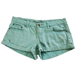 2114 * Papaya Premium Denim Micro Shorts Size Juniors M